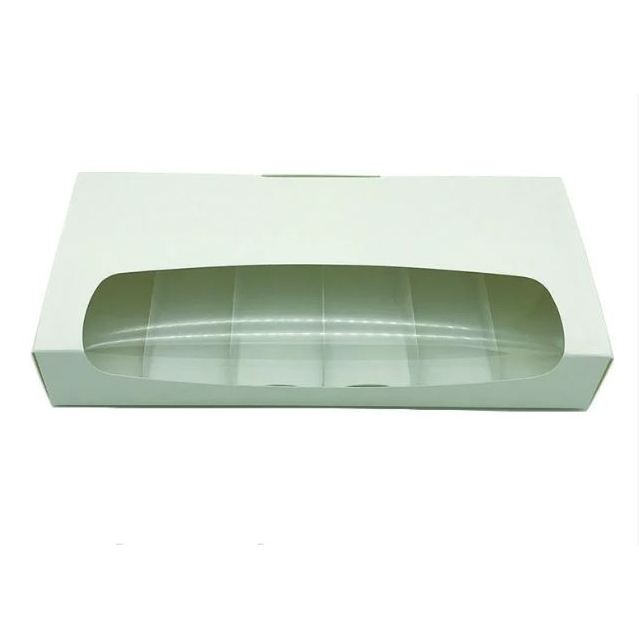 Коробка для тістечок Ескімо, еклерів 31х14,5х5см, крейд/к.