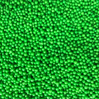 Посипка кругла зелена, 1мм,  50г, ТМ Slado