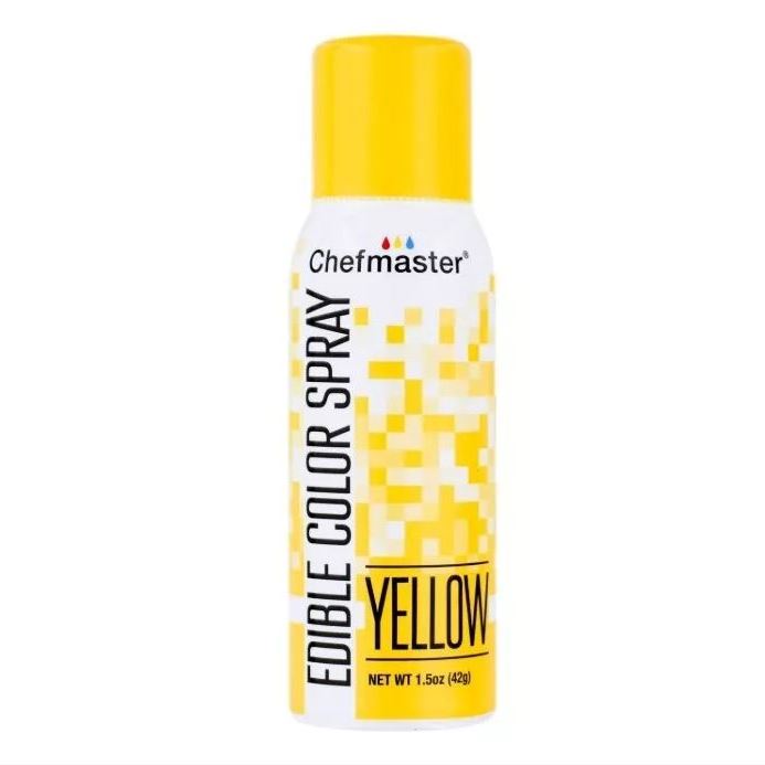 Краситель спрей Желтый Chefmaster Color Spray, 42г